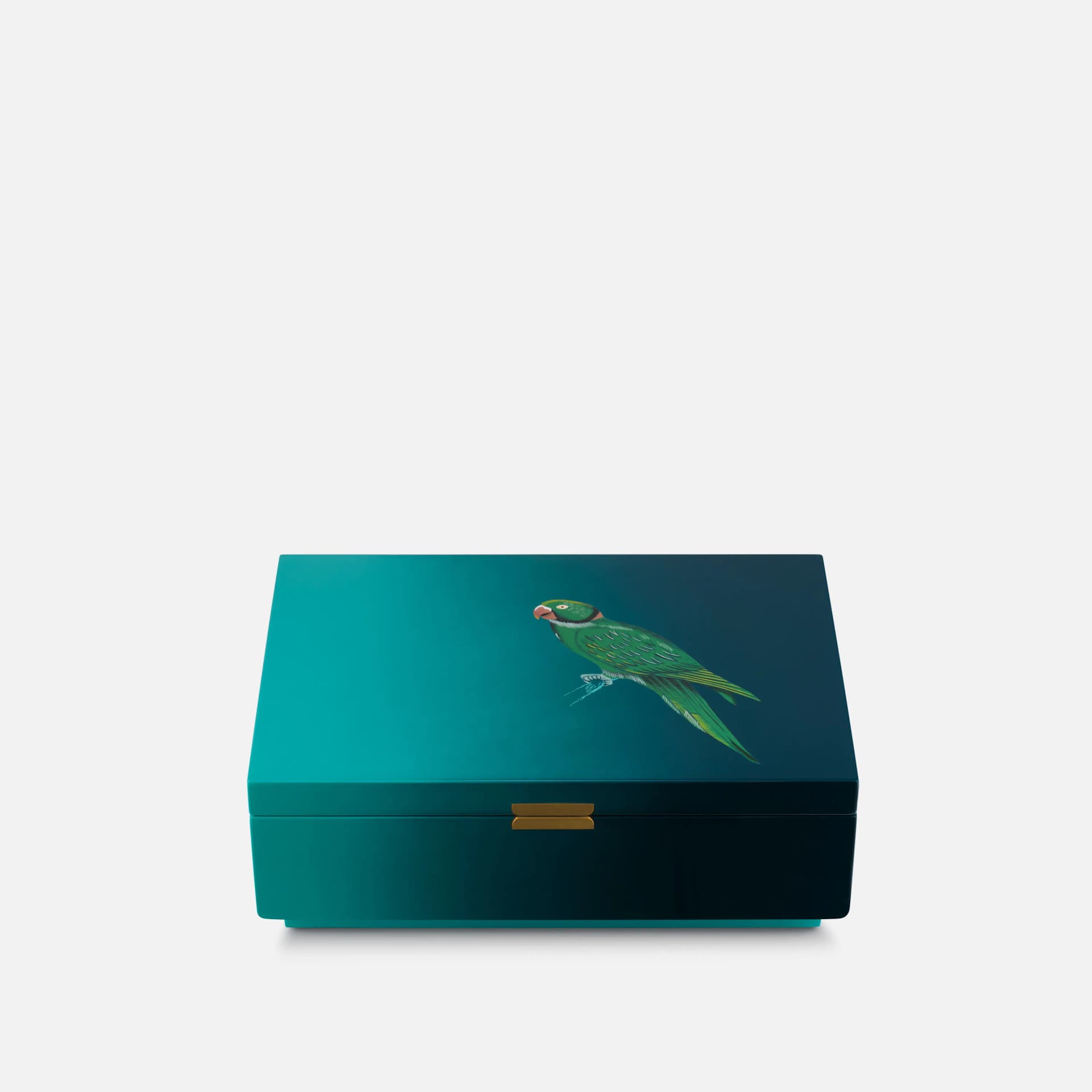 Exotic Jewelry Box Medium | Hand-Painted Lacquerware