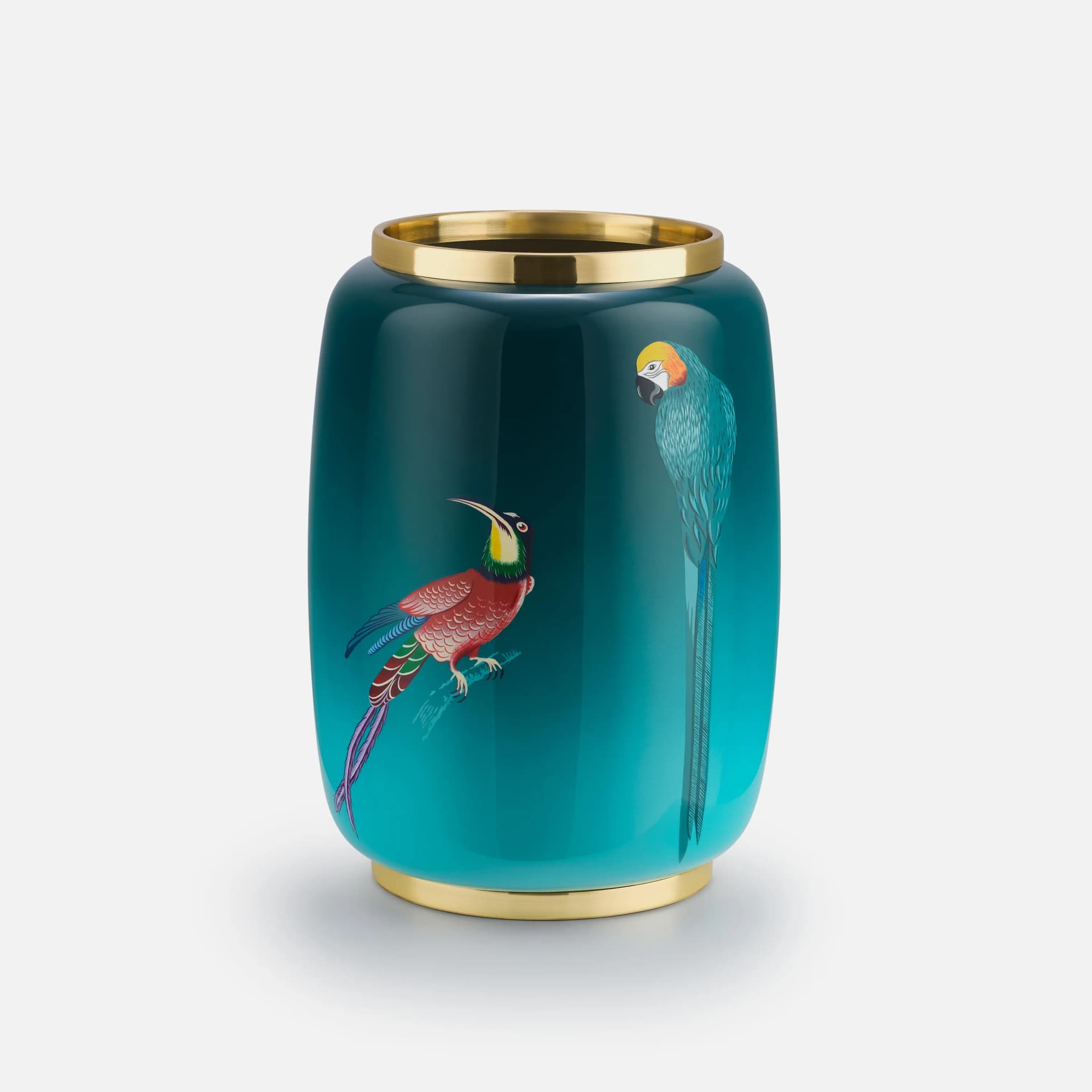 Exotic Vase Medium | Hand-Painted Haute Laque