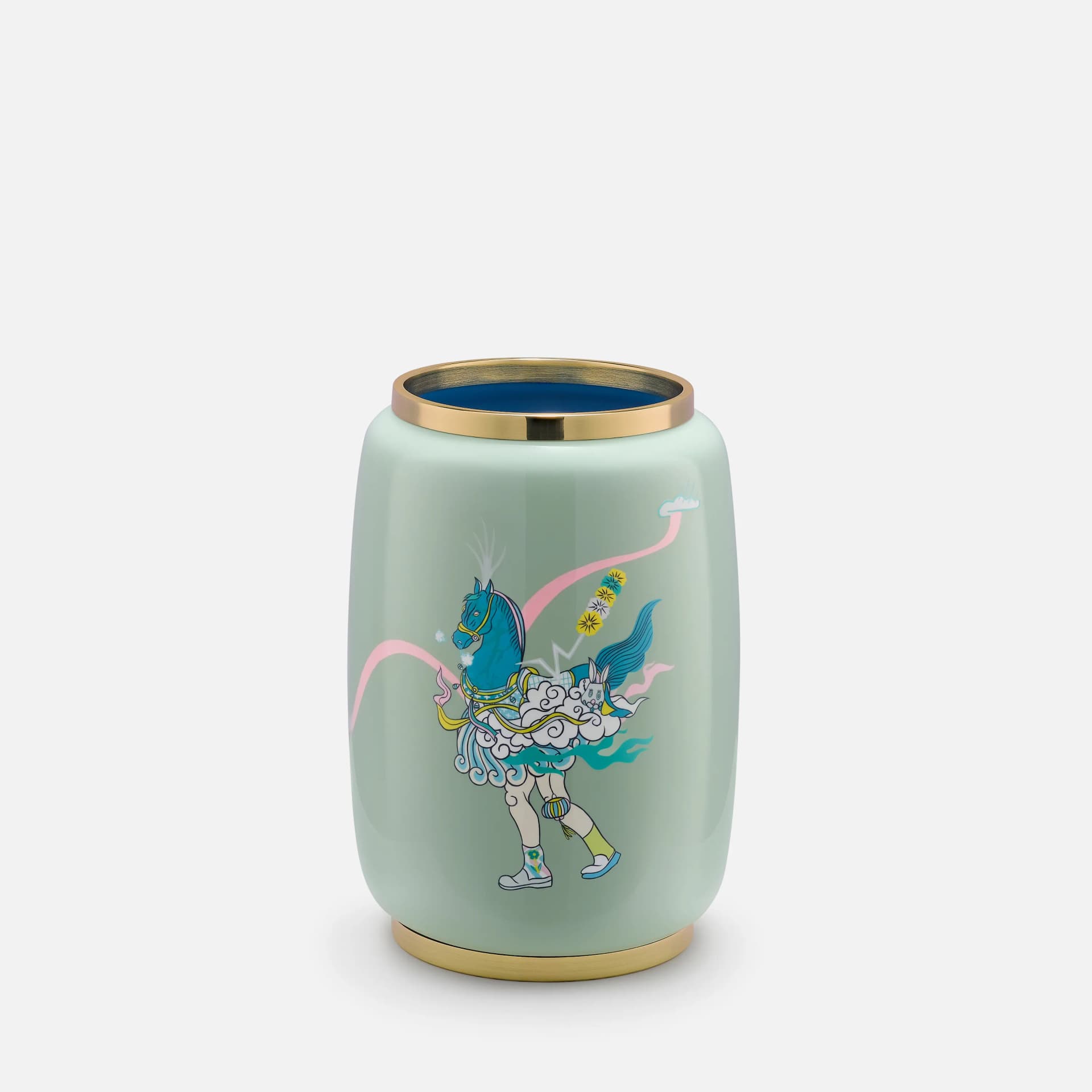 Reverie Small Vase | Hand-Painted Haute Laque