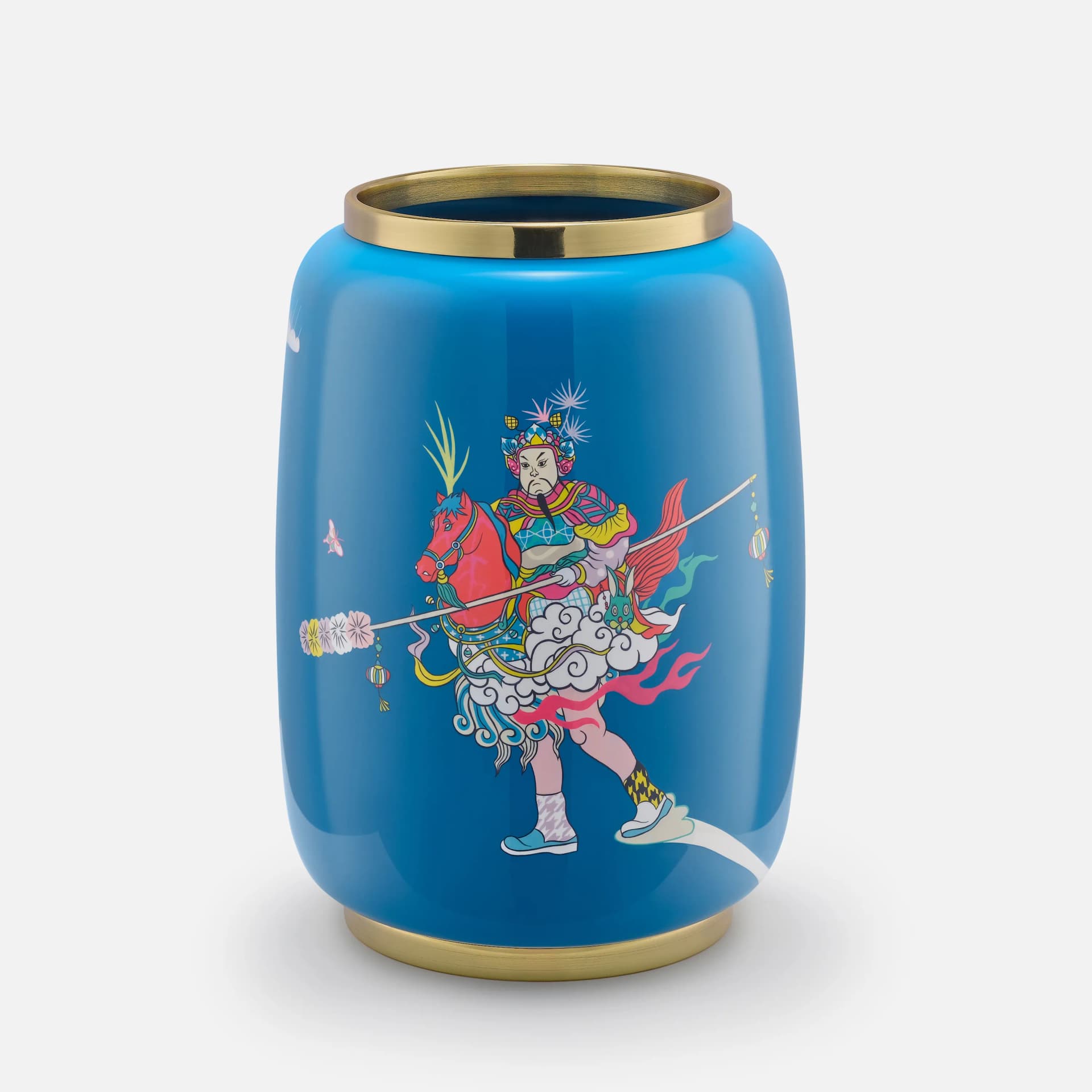 Reverie Medium Vase | Hand-Painted Haute Laque