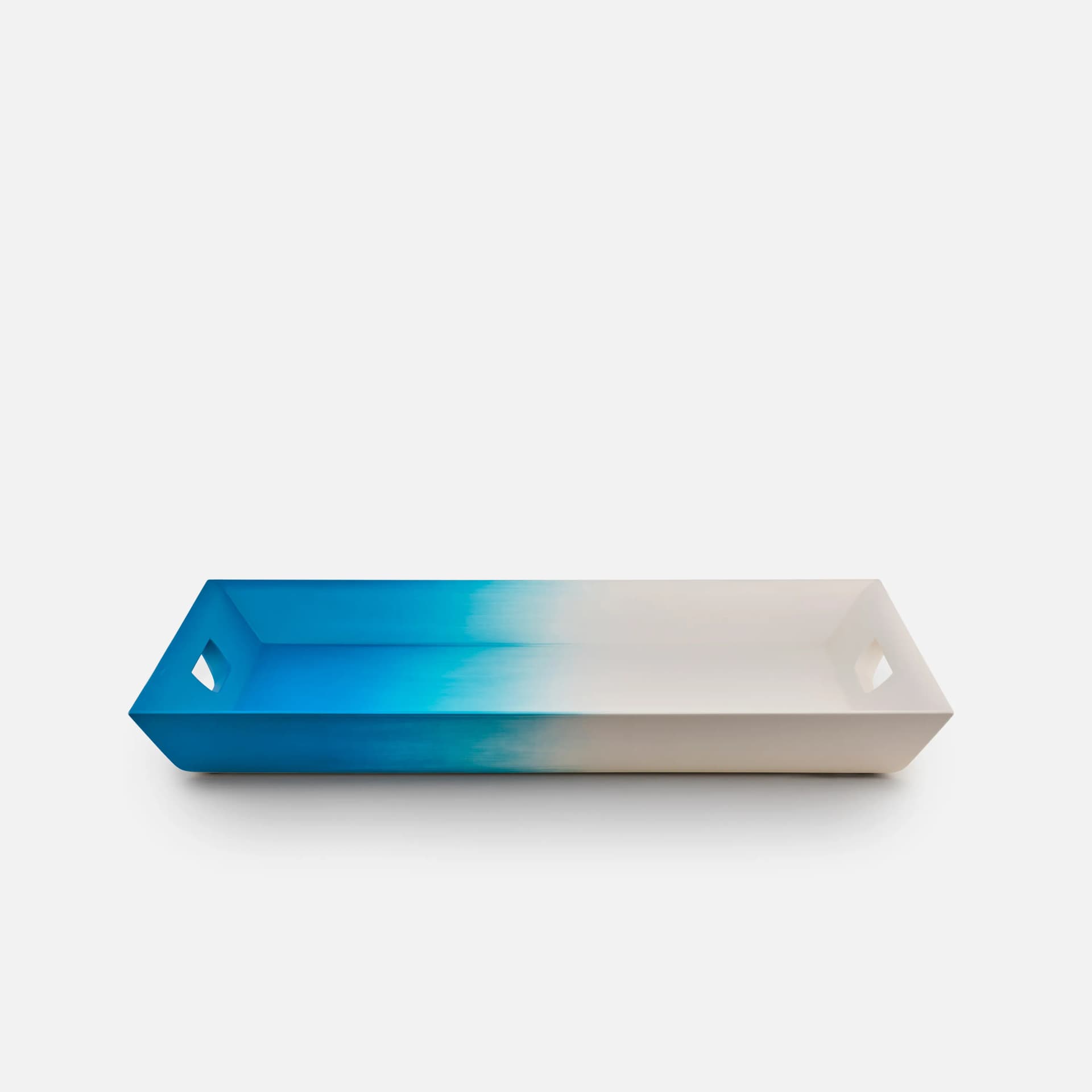 Silky Rectangular Tray Medium | Haute Laque and Metal