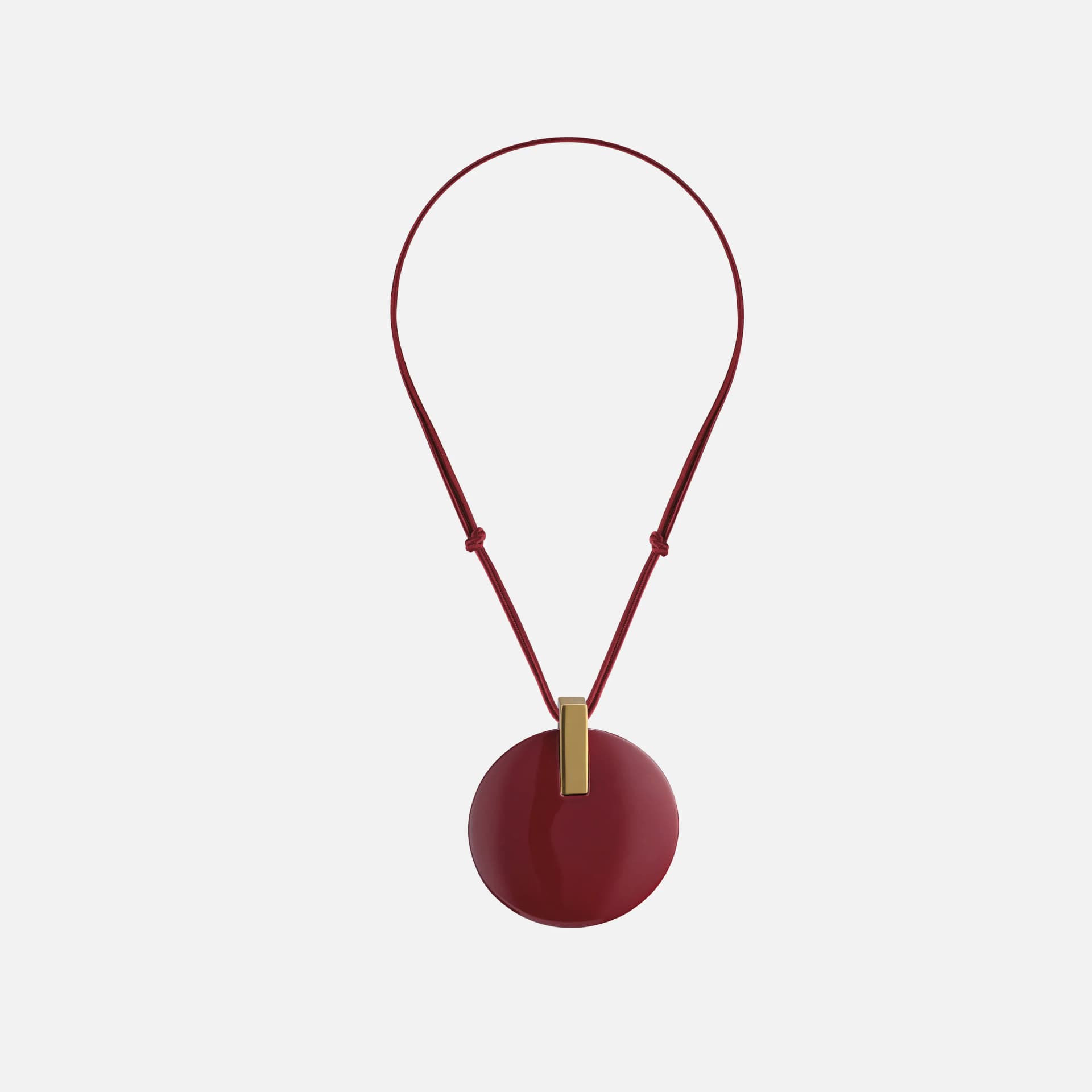 Julie Necklace Medium | Brass and Haute Laque