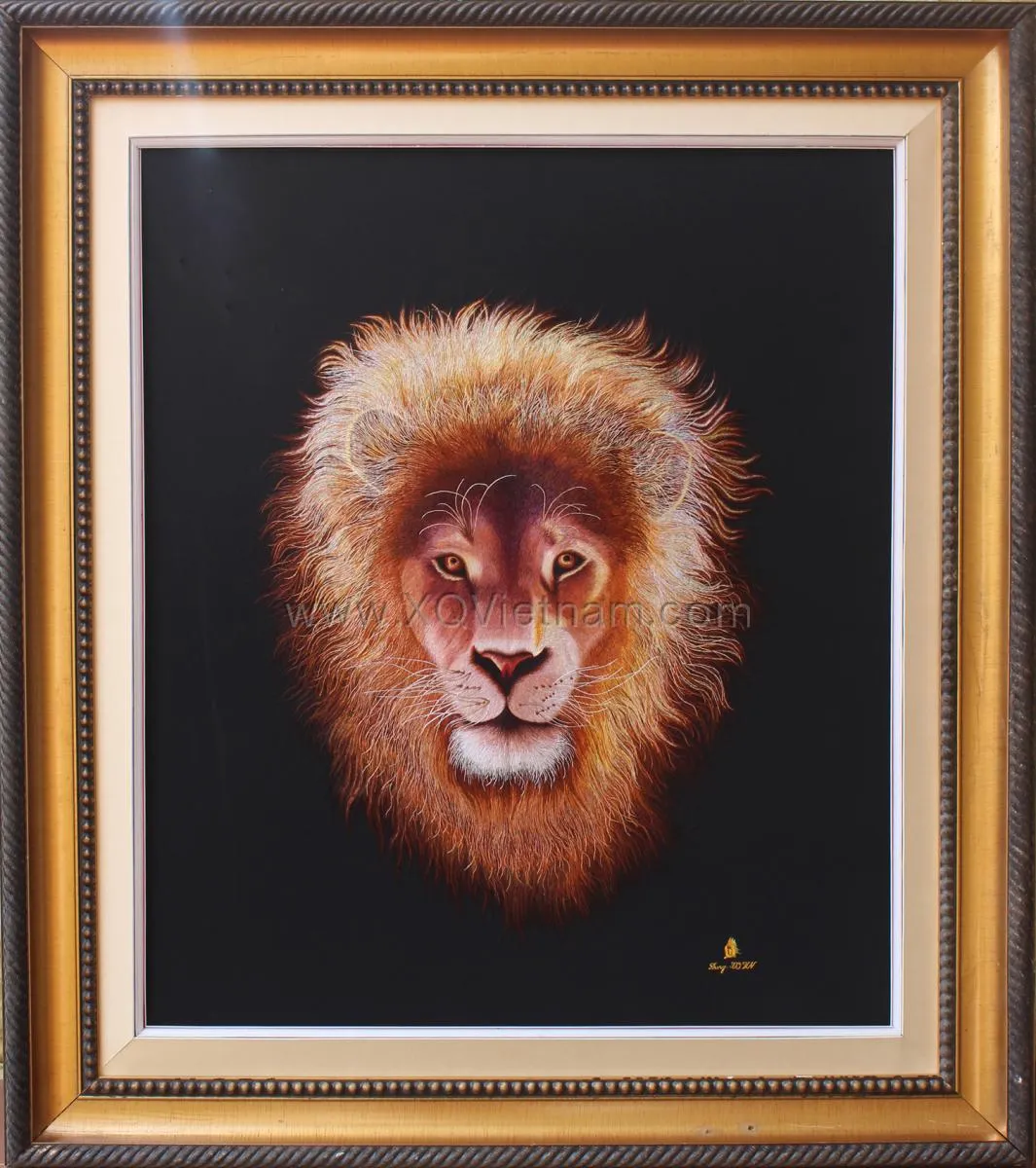 Beautiful Wild | Hand-Embroidered Silk Art | 85x100 cm